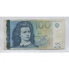 ESTONIA 1999 BILLETE DE 100 KROONI